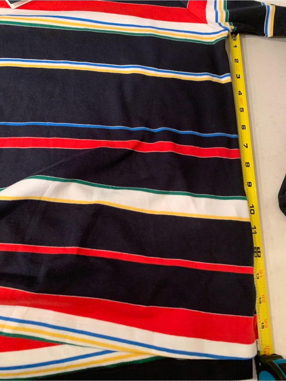 Brooks Brothers Woman Multi-Stripe Supima Pullover Sweater NWT L retail $88 - Picture 6 of 11